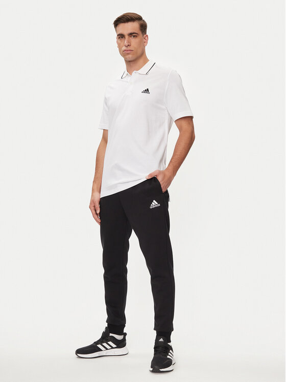 adidas adidas Polokošeľa Essentials Piqué Small Logo Polo Shirt IC9315 Biela Regular Fit