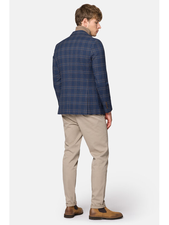 Lancerto Lancerto Marynarka Roweltown MA131223000015 Granatowy Slim Fit