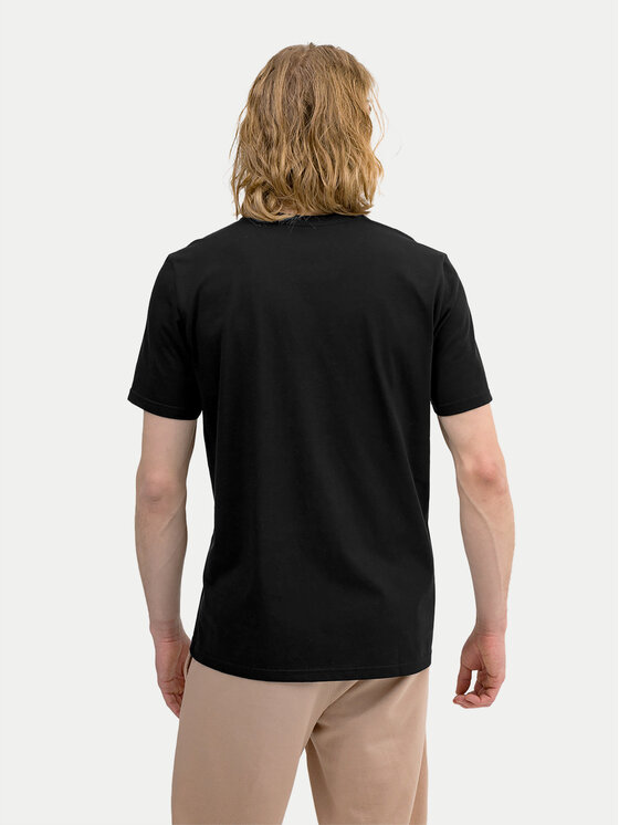 4F 4F Tričko 4FWSS24TTSHM1154 Čierna Regular Fit