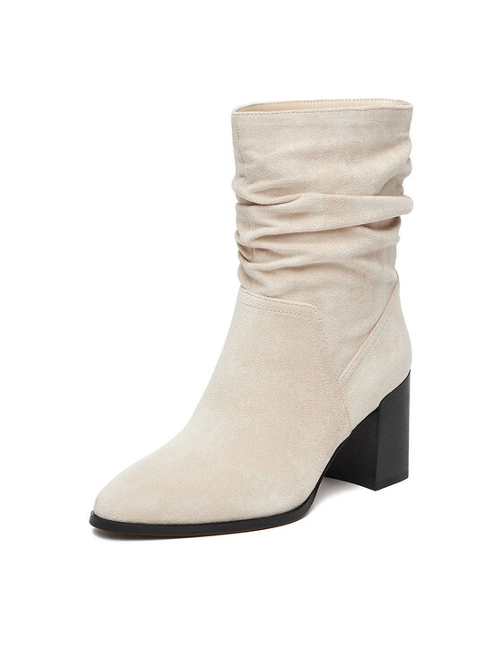 Nine West Nine West Polokozačky CEO-JAMILAH-01 Béžová