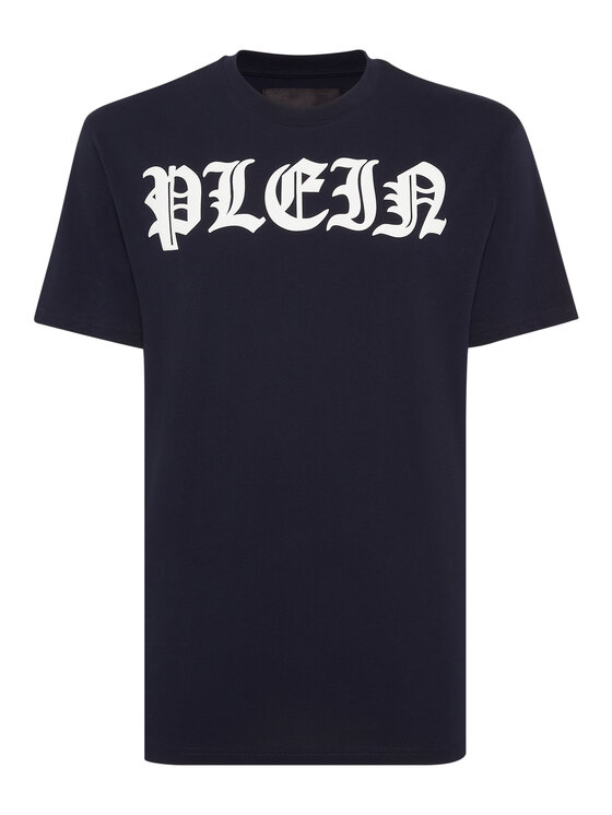 PHILIPP PLEIN PHILIPP PLEIN T-Shirt 22839 Granatowy Regular Fit