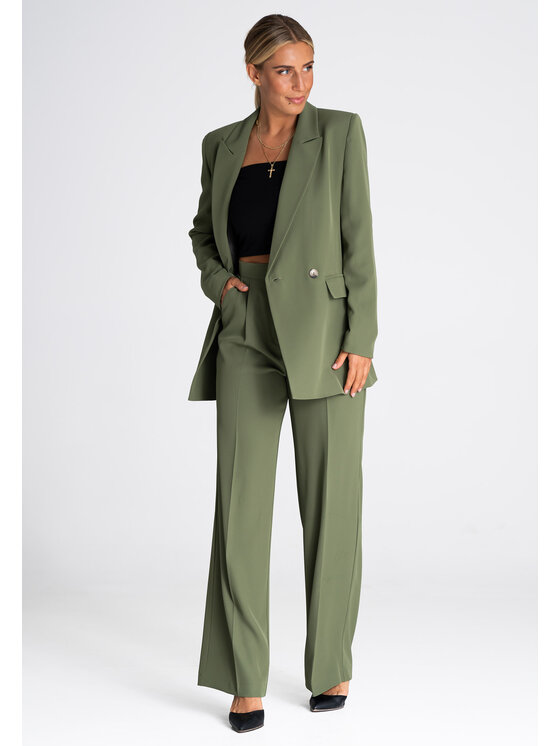 FIGL FIGL Σακάκι M948 Χακί Regular Fit