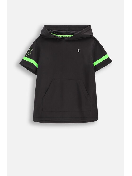 Lemon Explore Lemon Explore T-Shirt WL6144301ACB-021 Czarny Regular Fit