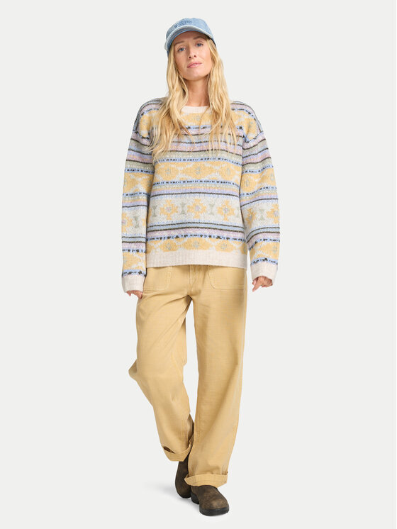 Billabong Billabong Sweter Camp EBJSW00134 Kolorowy Relaxed Fit