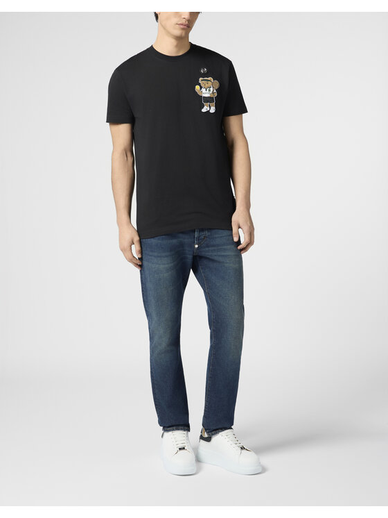 PHILIPP PLEIN PHILIPP PLEIN T-Shirt 30553 Czarny Regular Fit