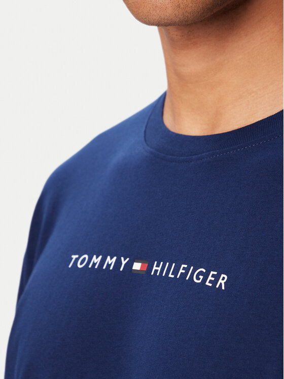 Tommy Hilfiger Tommy Hilfiger T-Shirt UM0UM03685 Niebieski Regular Fit