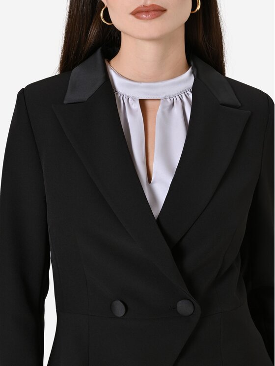 Rinascimento Rinascimento Giacca da abito giacca corta donna Nero Regular Fit