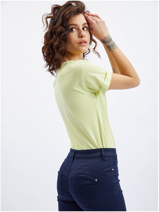 Orsay Orsay Jeansy 311871526000__38 Niebieski Skinny Fit