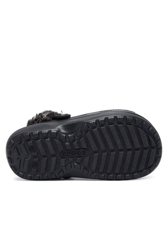 Crocs Crocs Šlepetės Classic Fleece Lined Clog K 212856 Juoda