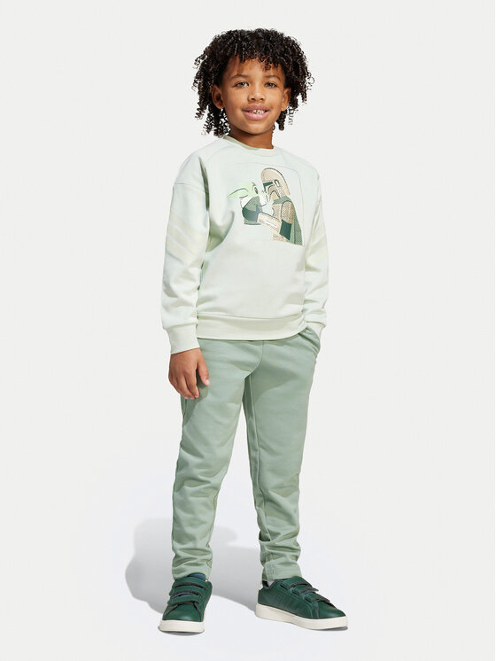 adidas adidas Trenerka Star Wars The Mandalorian™ JF3651 Zelena Regular Fit
