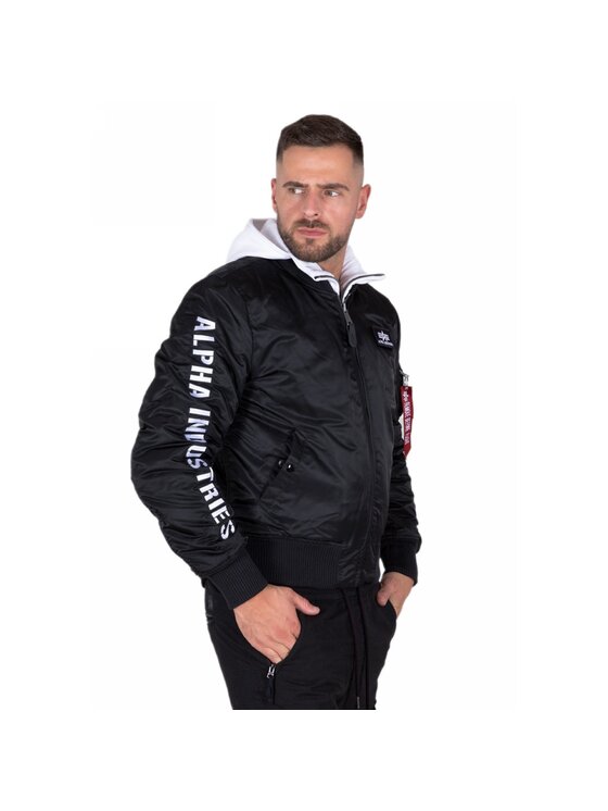 Alpha Industries Alpha Industries Kurtka bomber MA-1 D-Tec SE 133104 Biały Regular Fit