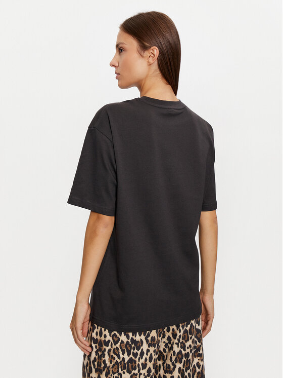 Gina Tricot Gina Tricot T-shirt 23980 Crna Oversize