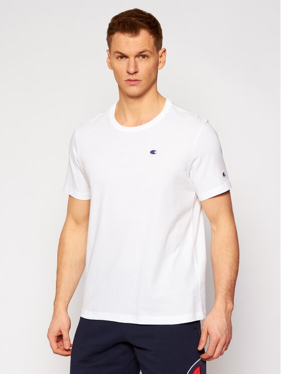 T-shirt Small C Logo 214674 Bianco Custom Fit