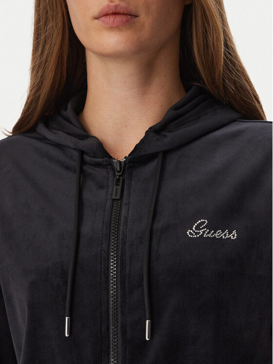 Guess Guess Світшот V6BQ07 K6301 Чорний Regular Fit