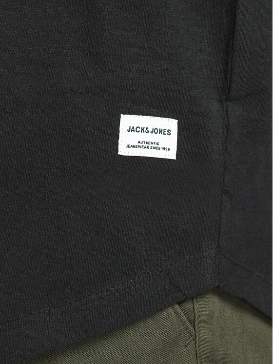 Jack&Jones Jack&Jones Majica dugih rukava Noa 12190128 Crna Loose Fit