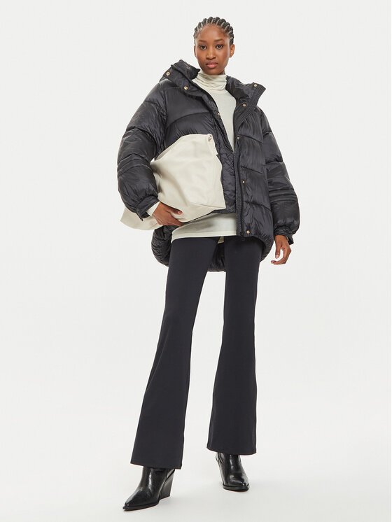 TWINSET TWINSET Žieminė striukė 242TP2300 Juoda Loose Fit
