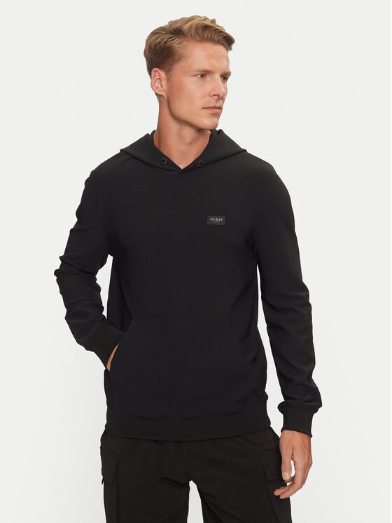 Guess Mikina M4YQ10 KCBL0 Čierna Regular Fit