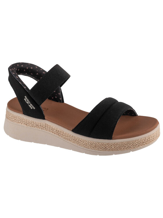 Skechers Skechers Sandali Skechers Slip-Ins: BOBS Sun Ray Nero