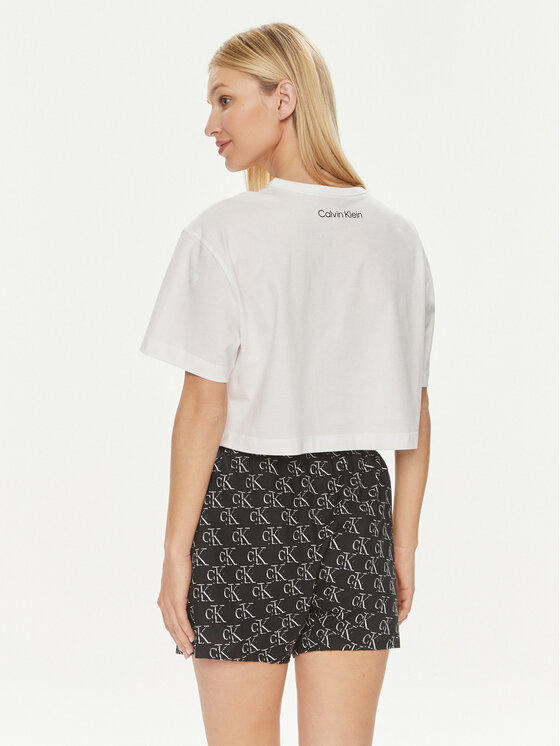Calvin Klein Underwear Calvin Klein Underwear Piżama 000QS7180E Granatowy Relaxed Fit