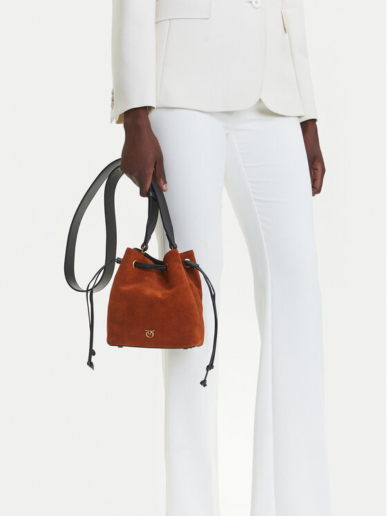 PINKO PINKO Τσάντα Secchiello Mini PE 25 PLTT 104303 A2CC Καφέ