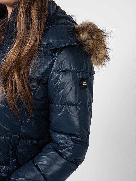 Pepe Jeans Pepe Jeans Μπουφάν μεταβατικό PL402104 | June Σκούρο μπλε Regular Fit