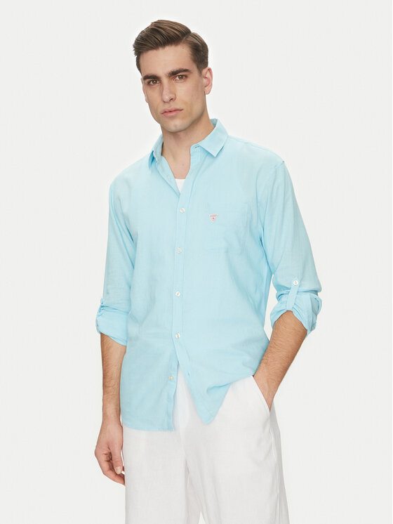 Guess Guess Särk F4GH00 WG3L0 Sinine Regular Fit
