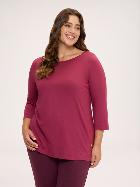 Fiorella Rubino Fiorella Rubino Blusa G0CRL009262N029 Bordeaux Regular Fit