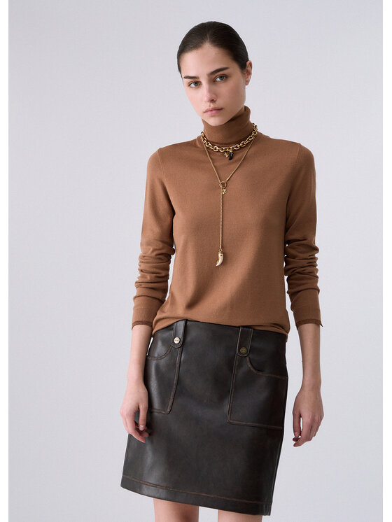 Liu Jo Liu Jo Maglione WF6013MS49I81020 Beige Regular Fit