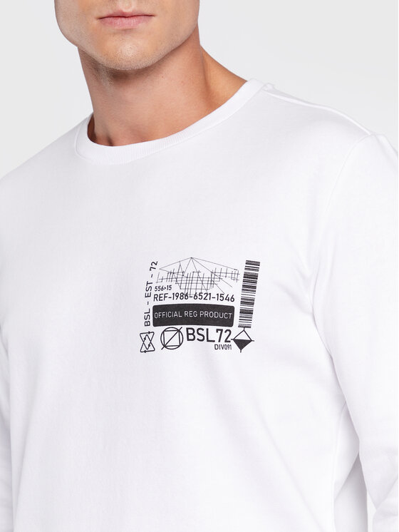 Felpa MSS-69SAMWELL Bianco Regular Fit