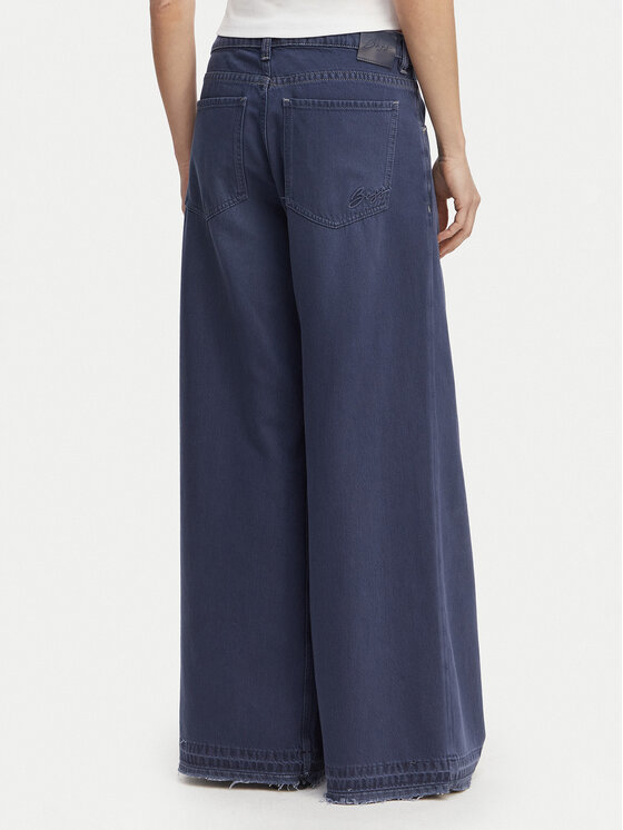 BOSS BOSS Jeans Slouchy 50552533 Blu scuro Wide Leg