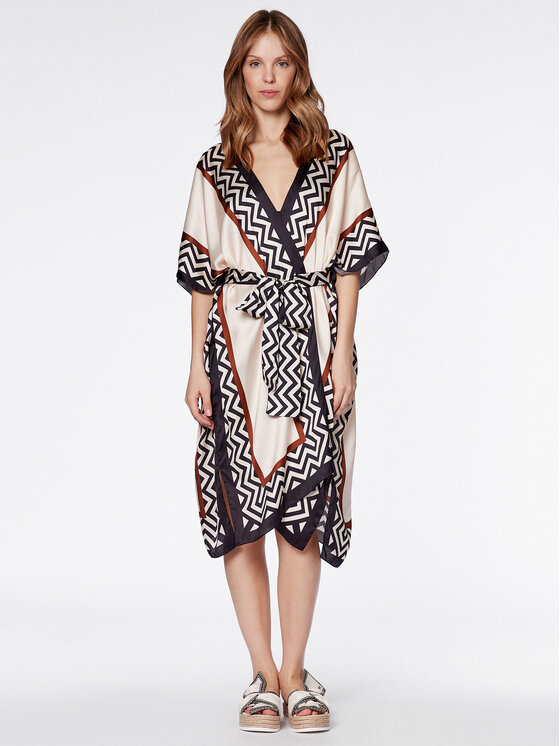 Max Mara Beachwear Max Mara Beachwear Pončo Estremo 23369104 Bēšs Regular Fit