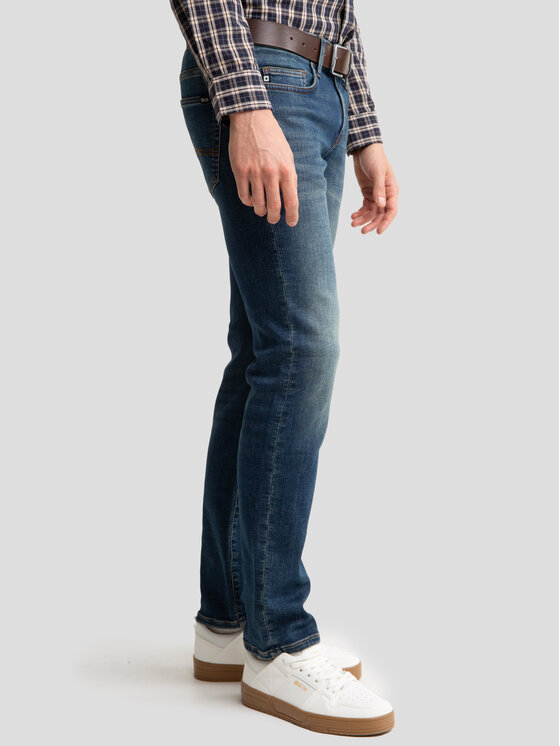 BIG STAR BIG STAR Jeansy TERRY Granatowy Slim Fit