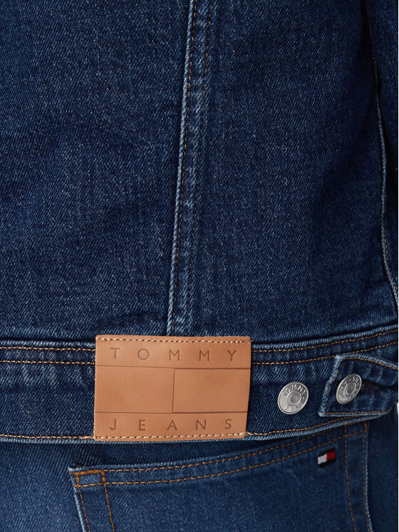 Tommy Jeans Tommy Jeans Дънково яке Archive Teddy DM0DM23485 Син Regular Fit