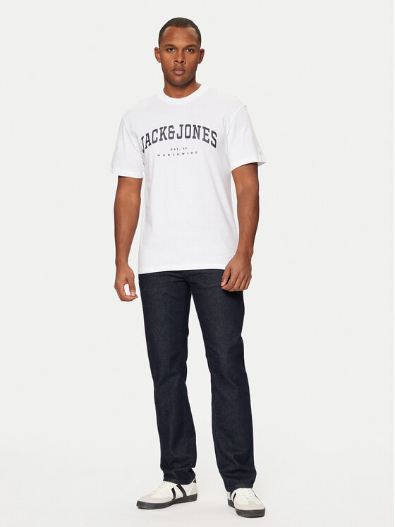 Jack&Jones Jack&Jones Marškinėliai 12257579 Balta Relaxed Fit