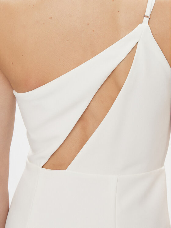 YAS YAS Abito da cocktail Izzie 26032133 Bianco Regular Fit