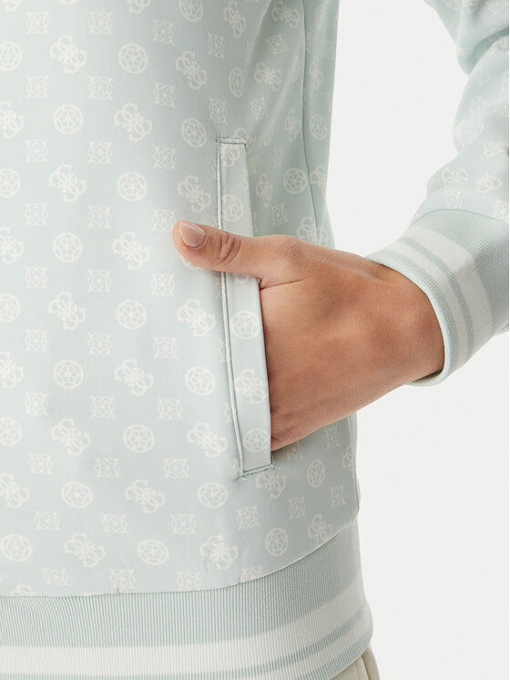 Guess Guess Majica dugih rukava V5YQ03 KB212 Svijetlo zelena Regular Fit