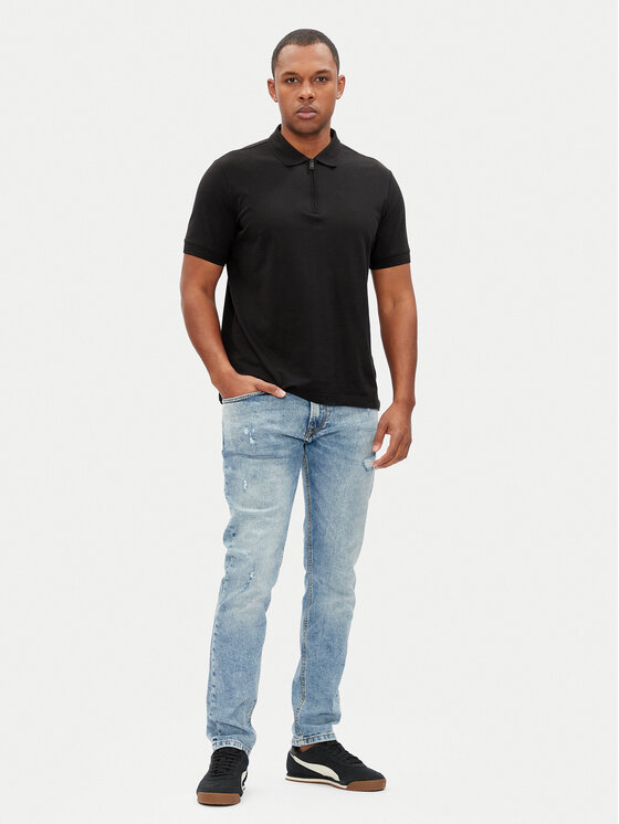 Pepe Jeans Pepe Jeans Džínsy Stanley PM207390 Modrá Slim Fit