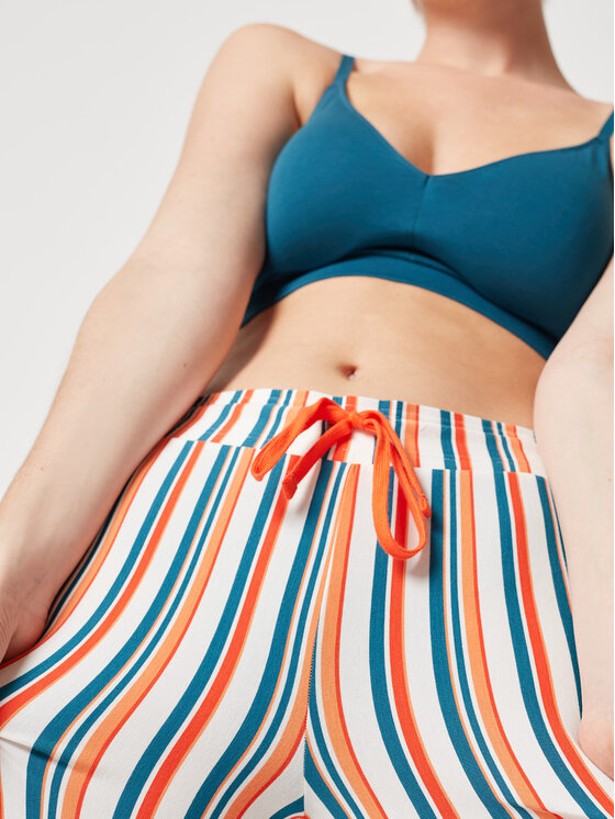 Skiny Skiny Spodnie damskie 080687 Beżowy Regular Fit