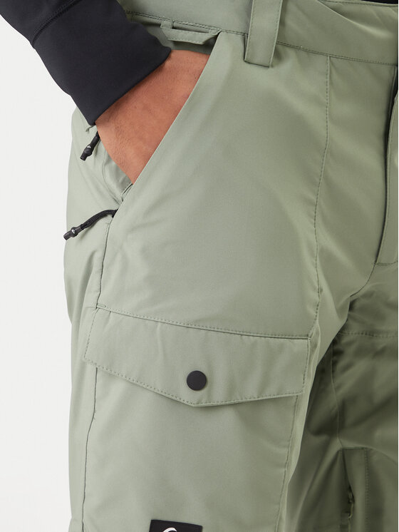 Quiksilver Quiksilver Штани для сноуборду Utility EQYTP03220 Зелений Modern Fit
