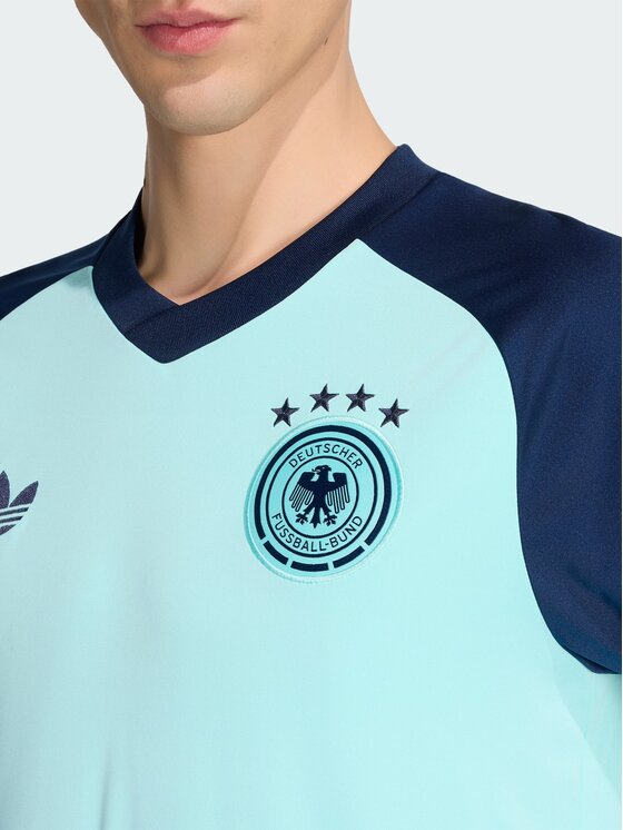 adidas adidas Koszulka techniczna 162091 Turkusowy Slim Fit
