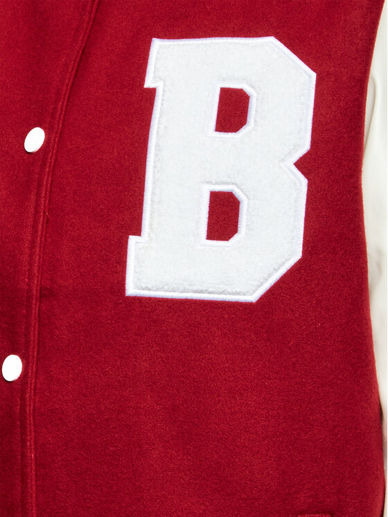 Brave Soul Brave Soul Bunda bomber LJK-LUCYPKC Červená Regular Fit