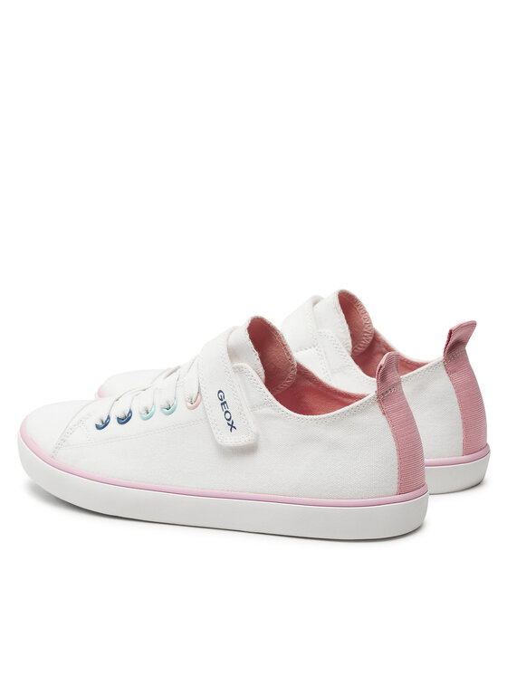 Geox Geox Plátenky J Gisli Girl J454NA 00010 C1000 D Biela