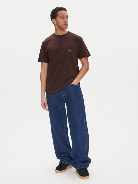DC Shoes DC Shoes T-Shirt ADYZT05377 Brązowy Heritage Fit