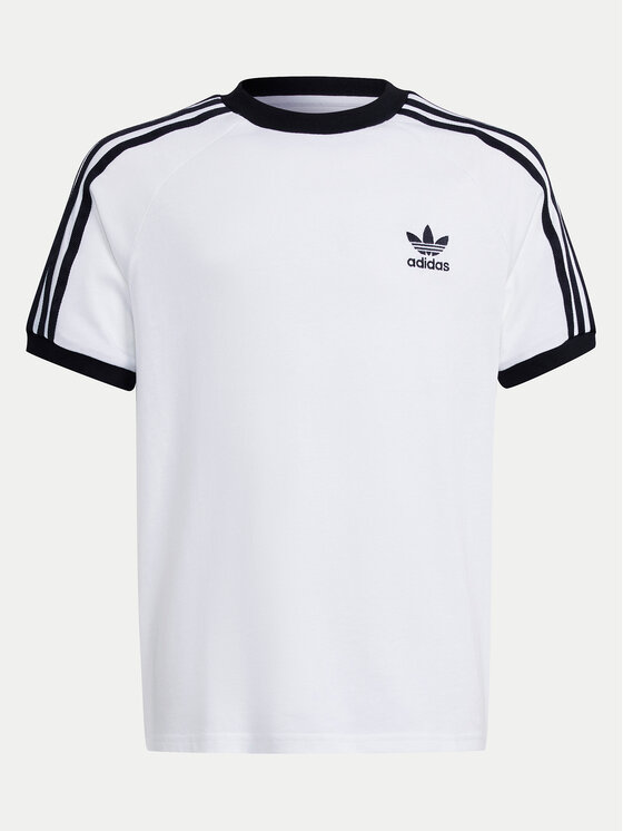 adidas adidas Tričko 3-Stripes JE0515 Biela Regular Fit