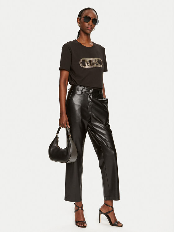 MICHAEL Michael Kors MICHAEL Michael Kors T-Shirt MT4519LANU Černá Regular Fit