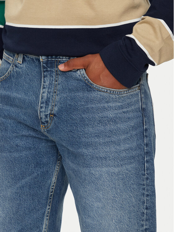 Lee Lee Jeansy Oscar 112354464 Niebieski Relaxed Fit