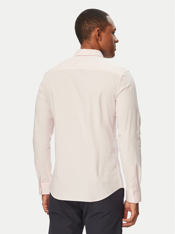 Calvin Klein Calvin Klein Koszula LV04LB145G Różowy jasny Slim Fit