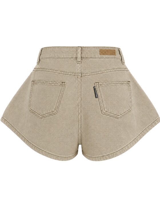 MissDenim MissDenim Szorty jeansowe Skorts Brązowy jasny Regular Fit