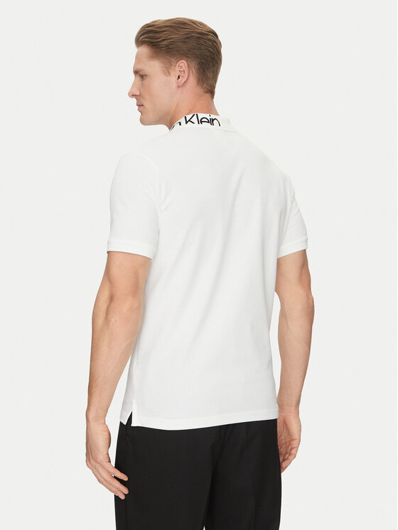 Calvin Klein Calvin Klein Polo K10K114474 Bijela Regular Fit