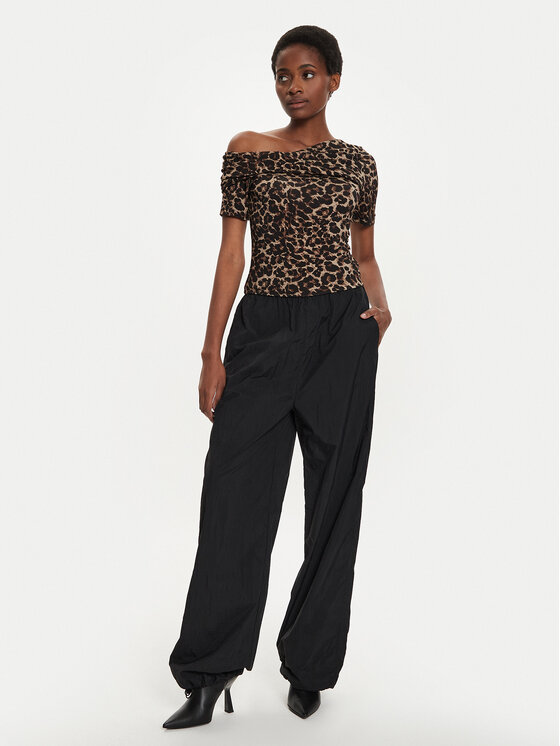 Vila Vila Bluza Suri 14106413 Rjava Regular Fit